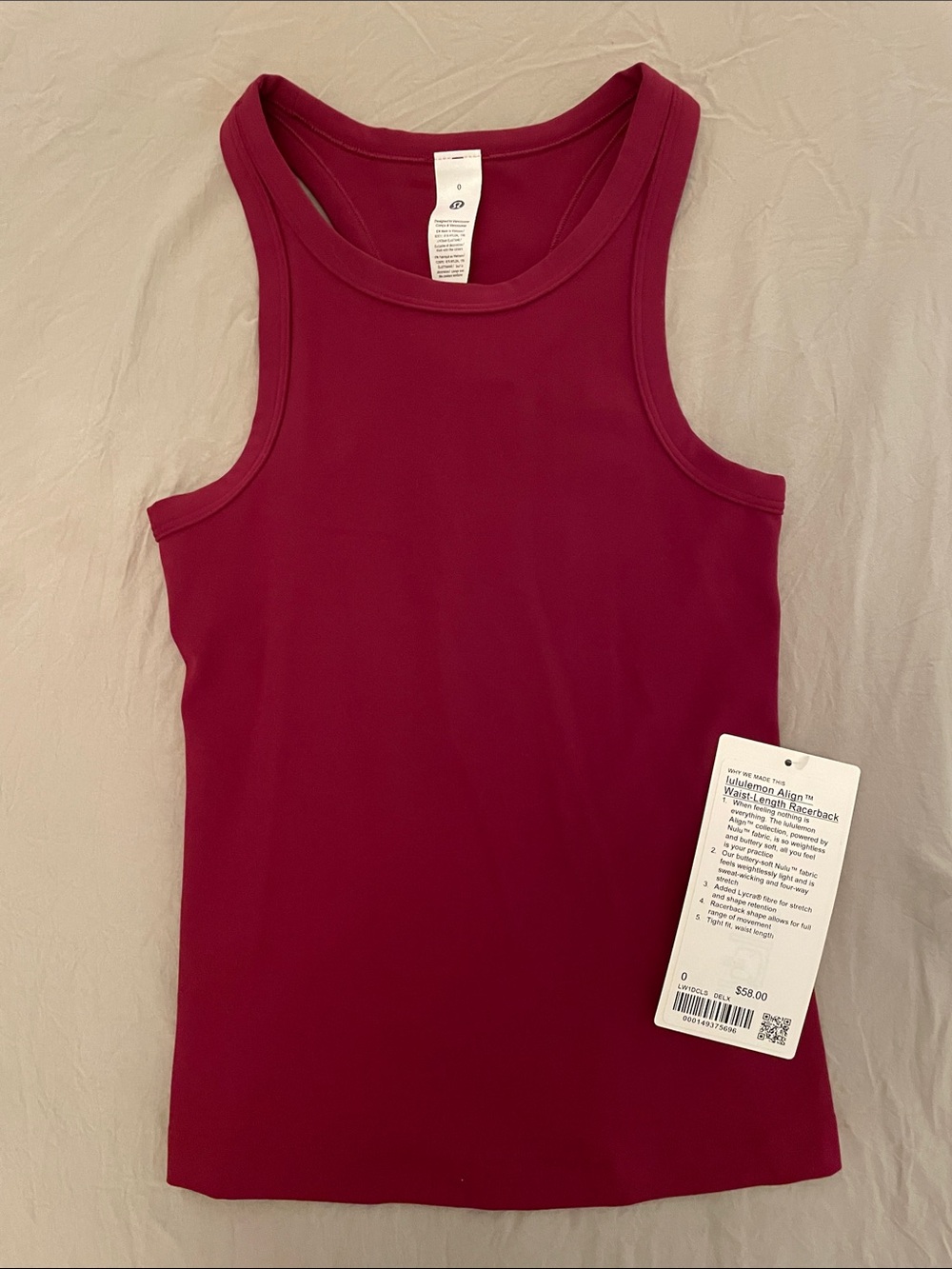Lululemon Align Waist-Length Racerback Tank